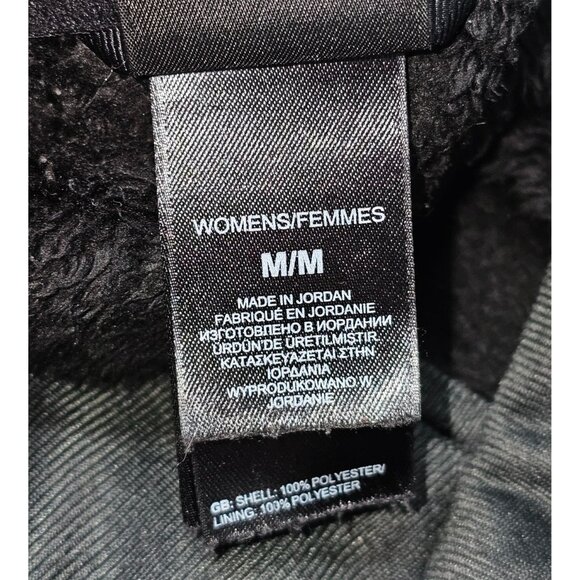 The North Face Women's Black Osito 2 Fleece Jacket Logo Size Medium  2881 - Picture 7 of 13